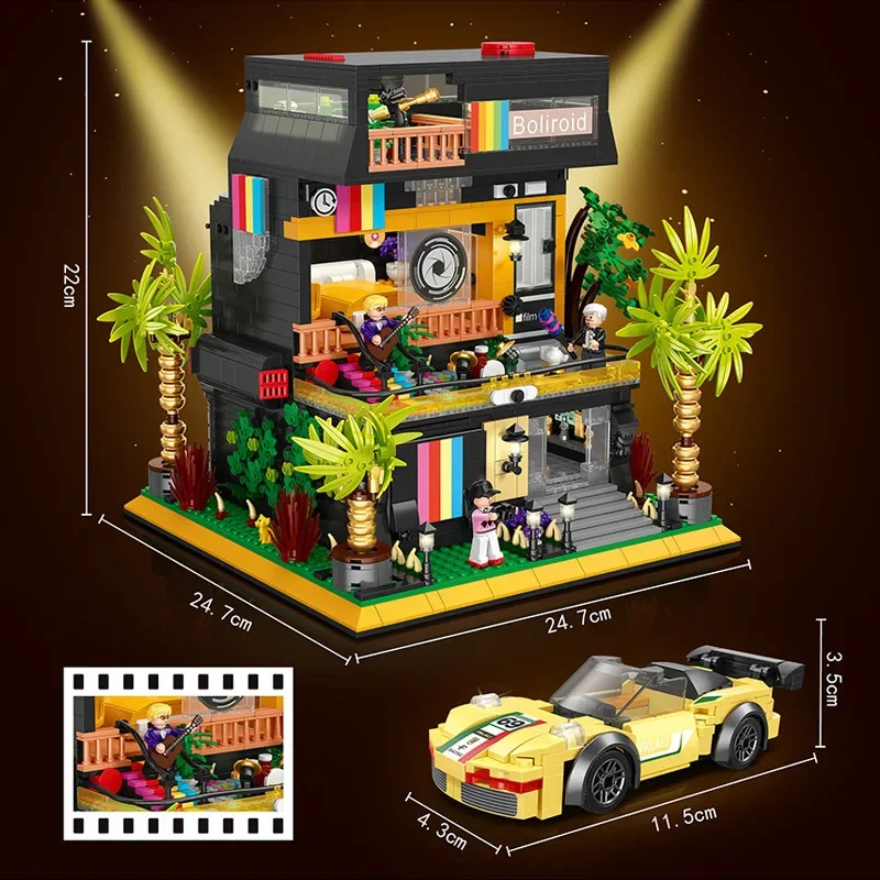 TOYLINX Movie Star Villa Building Set Pieces Cafe House Street View Model Kit Blocks Toy Gifts Birthday for Teens and Adults
TOYLINX Movie Star Villa Building Set Pieces Cafe House Street View Model Kit Blocks Toy Gifts Birthday for Teens and Adults