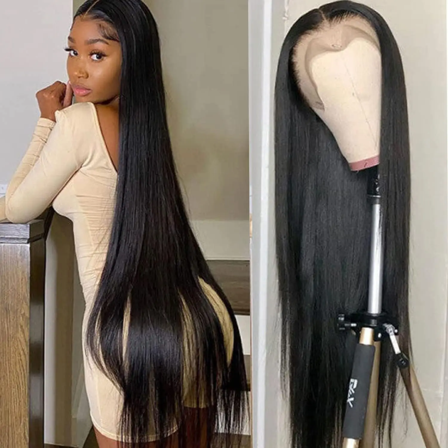 Lace Front Wigs Human Hair Pre Plucked Straight 13x4 Human Hair HD Transparent Lace Front Wigs for Women Glueless 200 Density
Lace Front Wigs Human Hair Pre Plucked Straight 13x4 Human Hair HD Transparent Lace Front Wigs for Women Glueless 200 Density