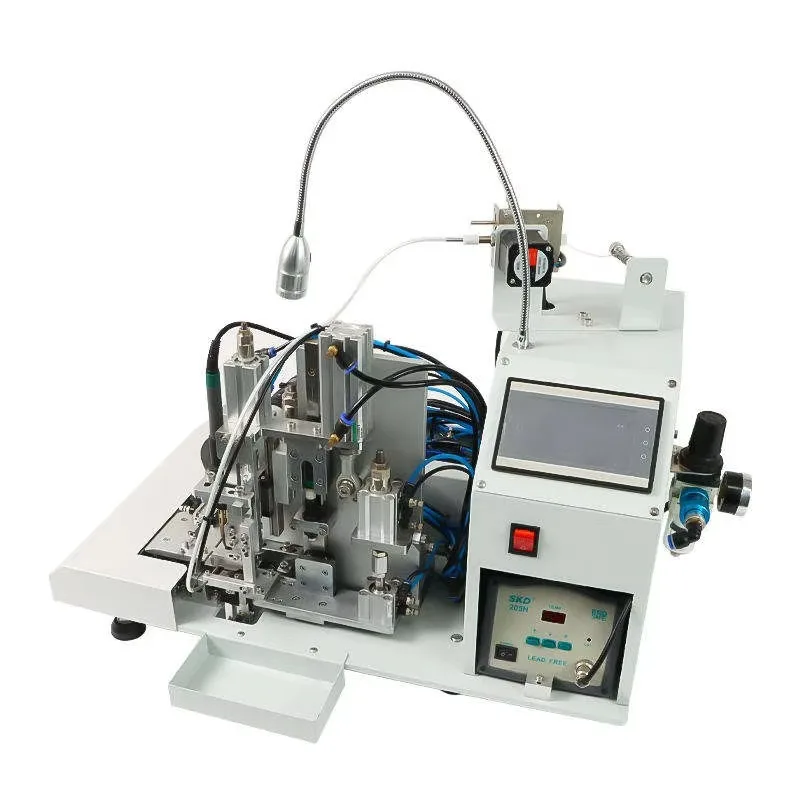 Semi Automatic Stripper Soldering Machine for Thermistor Industrial Soldering Equipment
Semi Automatic Stripper Soldering Machine for Thermistor Industrial Soldering Equipment