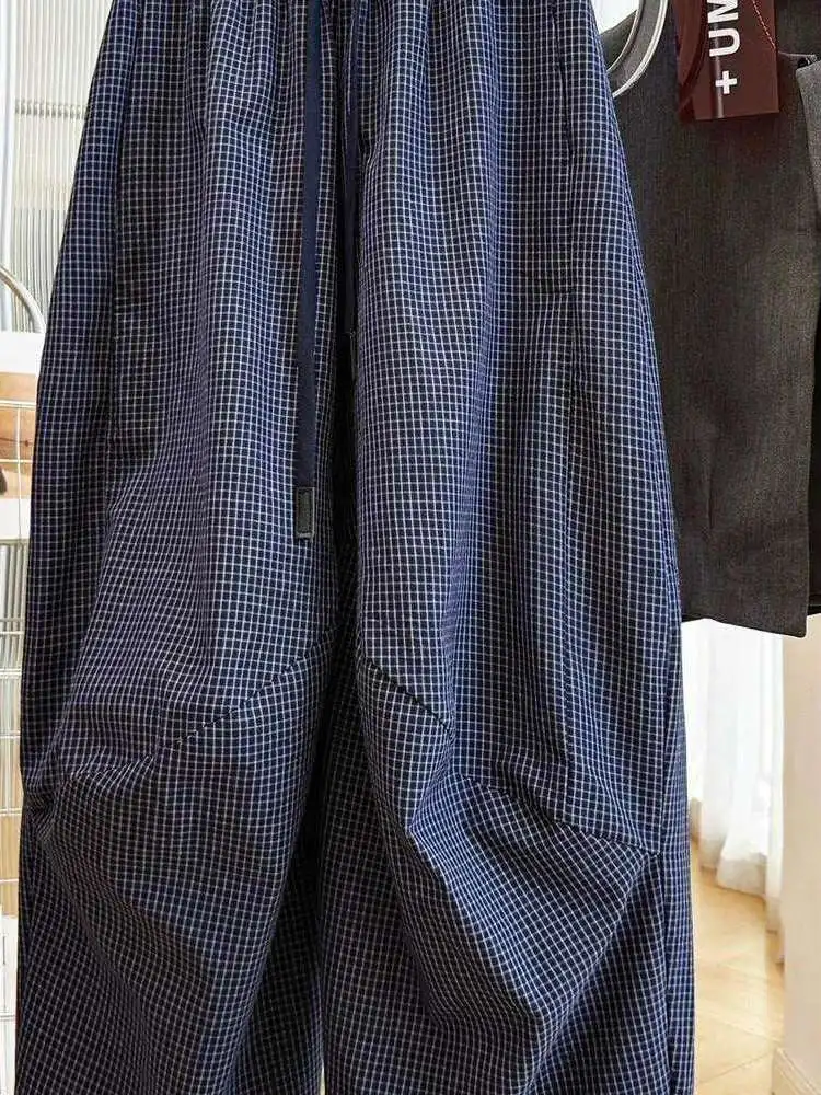 plus Size Casual Wide Leg Pants Women's Spring Summer Plaid Loose Straight Cut Slimming Long Trousers High Waist Pocket
plus Size Casual Wide Leg Pants Women's Spring Summer Plaid Loose Straight Cut Slimming Long Trousers High Waist Pocket