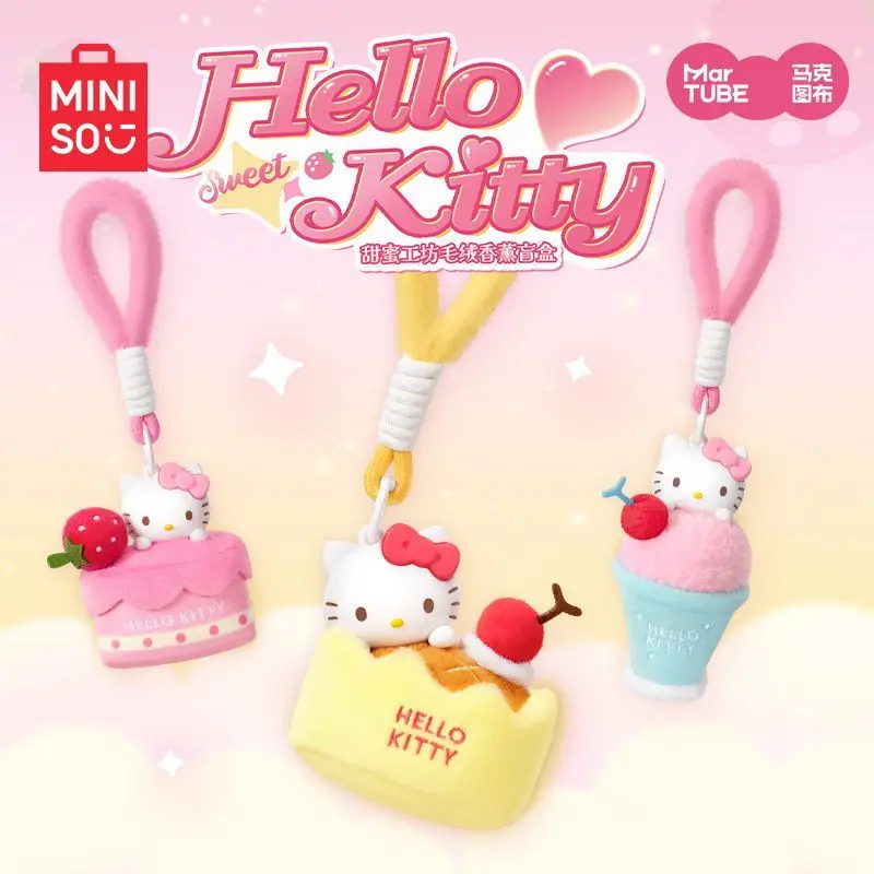 MINISO HelloKitty Sweet Workshop Plush Scented Blind Box Car Decor Hanging Ornament
MINISO HelloKitty Sweet Workshop Plush Scented Blind Box Car Decor Hanging Ornament
