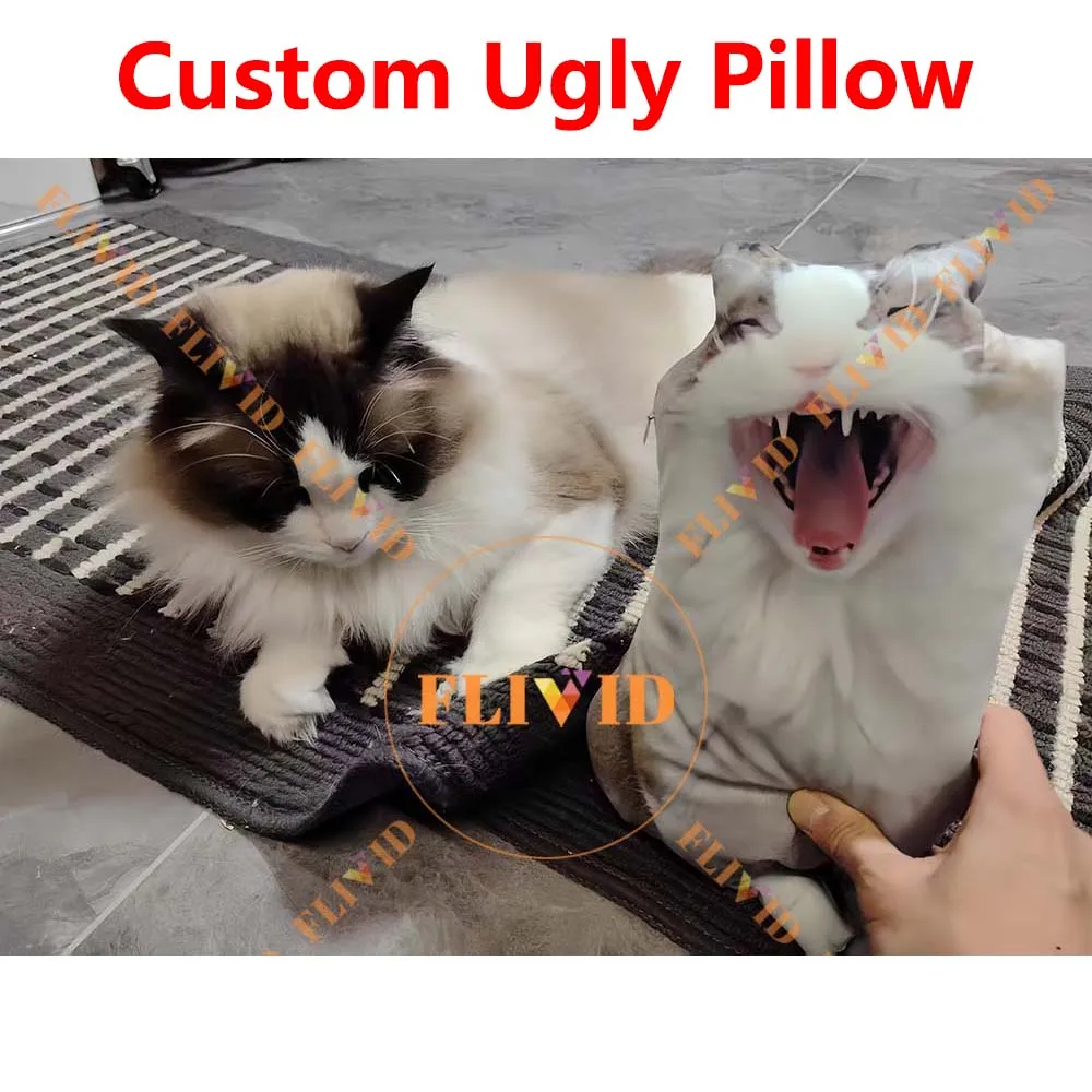 Customized Ugly Pet Cat Pillow,Hot Birthday Gift,Custom 3D Dog Animal Throw Pillows,Personalized Cushion,Pet Loss Memorial Gift
Customized Ugly Pet Cat Pillow,Hot Birthday Gift,Custom 3D Dog Animal Throw Pillows,Personalized Cushion,Pet Loss Memorial Gift