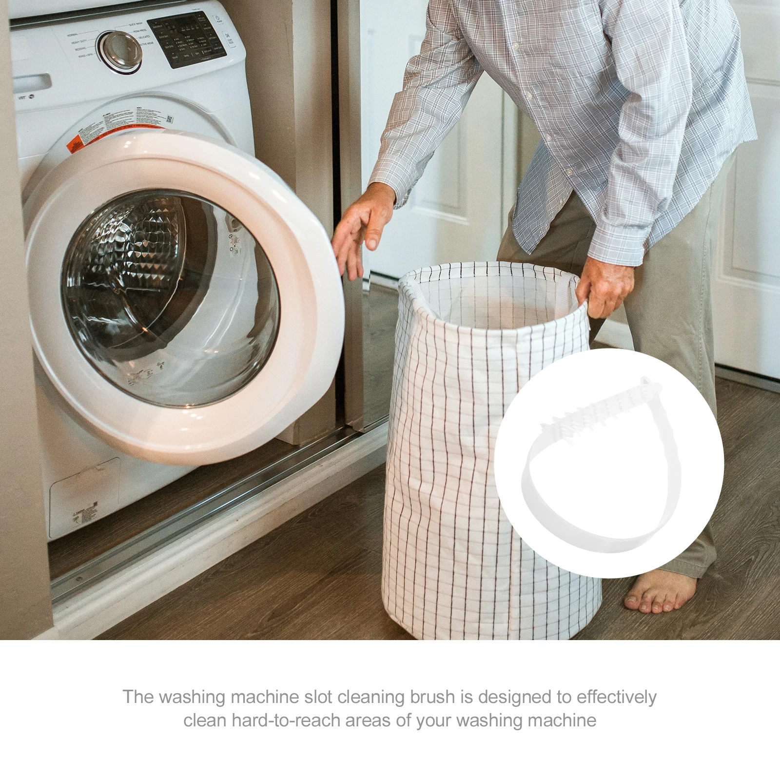 Washing Machine Brush Ergonomic Nylon Bristles Multi use Cleaner Home Supply Bathroom Multi Use Washer Cleaner Flexible
Washing Machine Brush Ergonomic Nylon Bristles Multi use Cleaner Home Supply Bathroom Multi Use Washer Cleaner Flexible