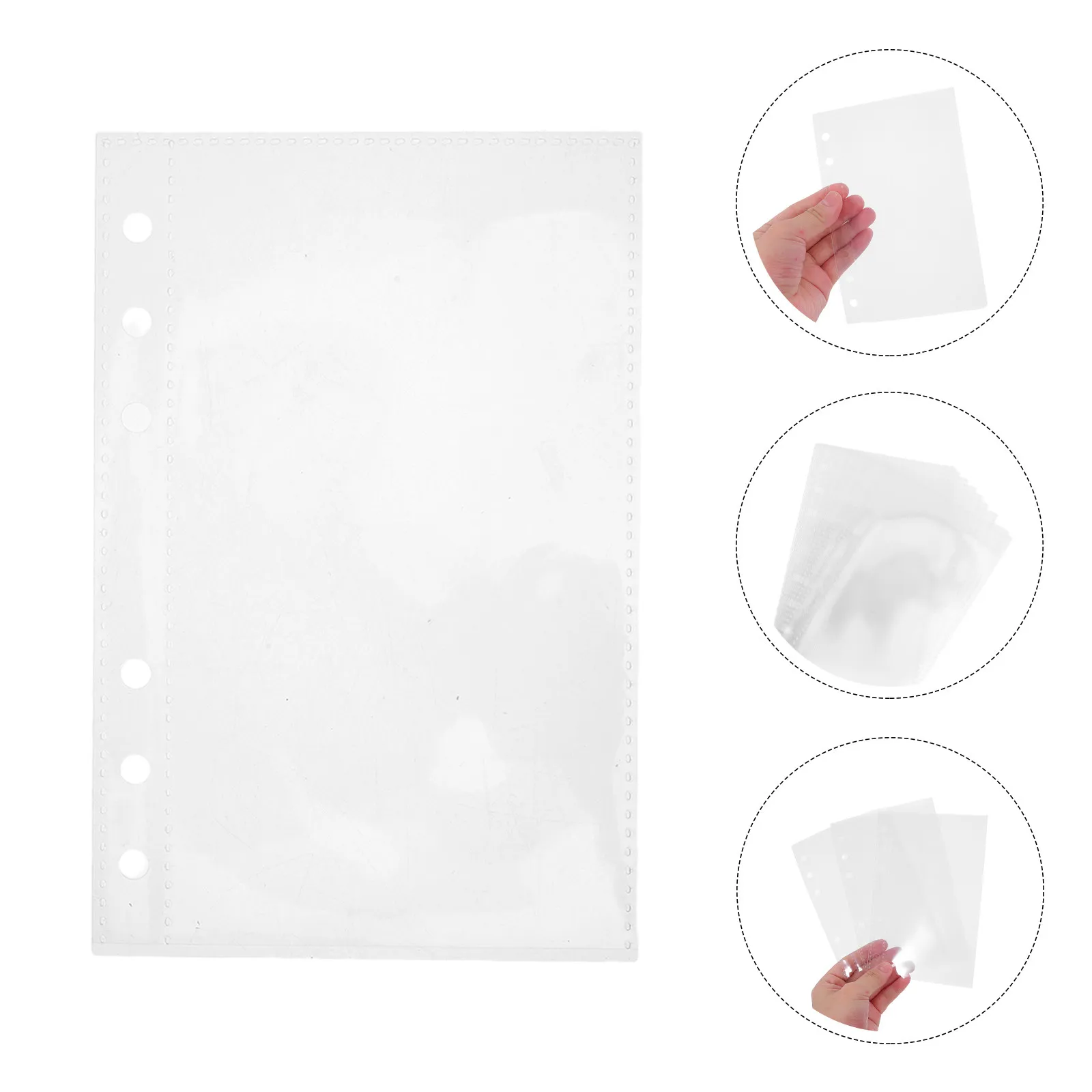 20Pcs Transparent Card Binder Sheets A6 Clear Pocket Inserts Sticker Binder Refills Trading Card Holder Protectors
20Pcs Transparent Card Binder Sheets A6 Clear Pocket Inserts Sticker Binder Refills Trading Card Holder Protectors