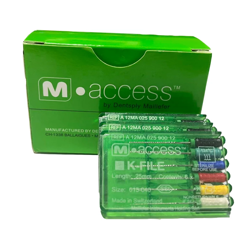 60 pcs /10 box Dental M-Access K-Files 21mm 25 mm 31 mm Dental Hand Operated Files 8# K/H/Enlarge File
60 pcs /10 box Dental M-Access K-Files 21mm 25 mm 31 mm Dental Hand Operated Files 8# K/H/Enlarge File