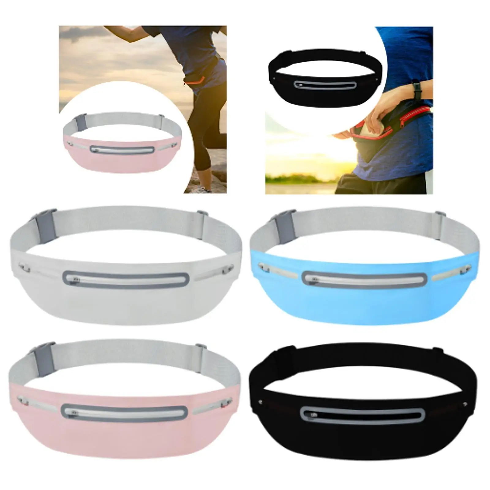 Поясная сумка для бега Поясная сумка Регулируемая стильная портативная сумка для бега
Поясная сумка для бега Поясная сумка Регулируемая стильная портативная сумка для бега