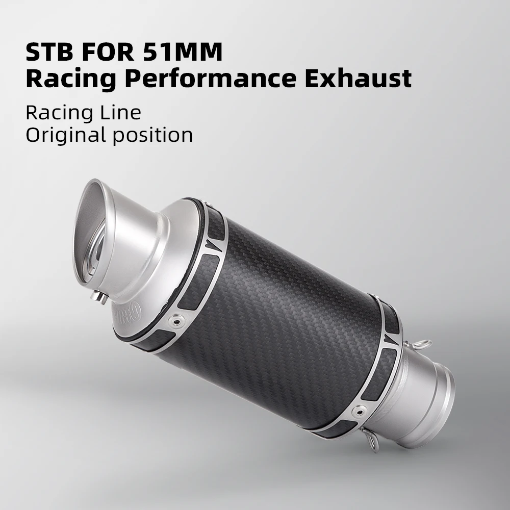 Universal Motorcycle Exhaust Muffler Tube, SC Design, Moto Racing, MT07, MT09, Z900, Z400, Ninja400, GSX250, GSX750, 51mm
Universal Motorcycle Exhaust Muffler Tube, SC Design, Moto Racing, MT07, MT09, Z900, Z400, Ninja400, GSX250, GSX750, 51mm
