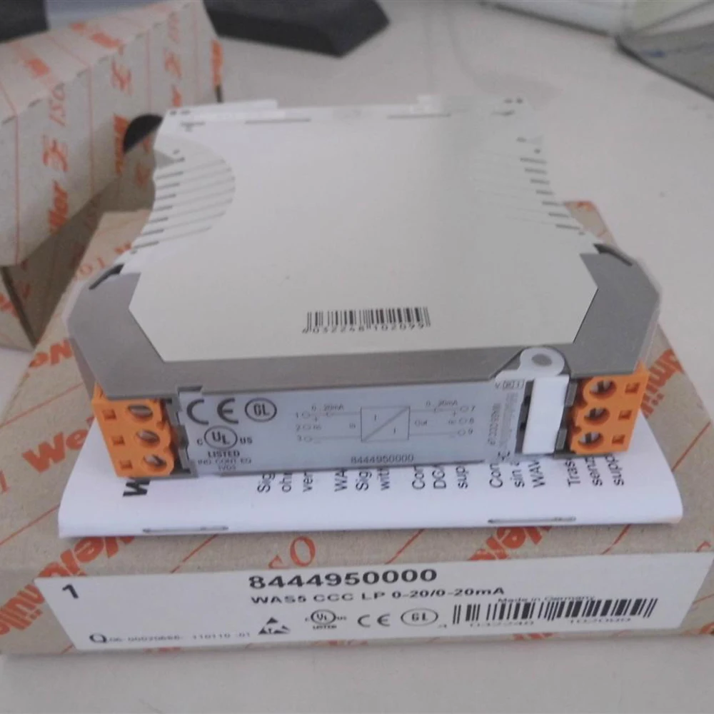 8444950000 WAS5 CCC LP 0-20/0-20mA Isolation Signal Transmitter 0(4)-20mA/0(4)-20mA Simal Signal Single Channel Isolation Device
8444950000 WAS5 CCC LP 0-20/0-20mA Isolation Signal Transmitter 0(4)-20mA/0(4)-20mA Simal Signal Single Channel Isolation Device