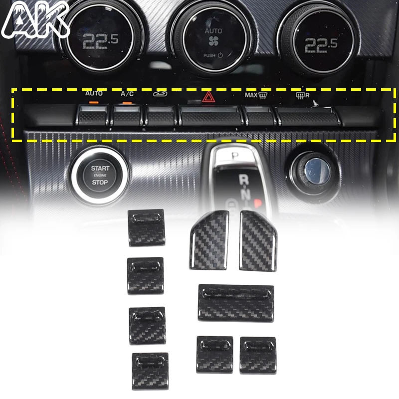 Real Carbon Fiber For Jaguar F-TYPE F Type 2013-2024 Car Central Control Button Switch Decorative Cover Car Interior Accessories
Real Carbon Fiber For Jaguar F-TYPE F Type 2013-2024 Car Central Control Button Switch Decorative Cover Car Interior Accessories