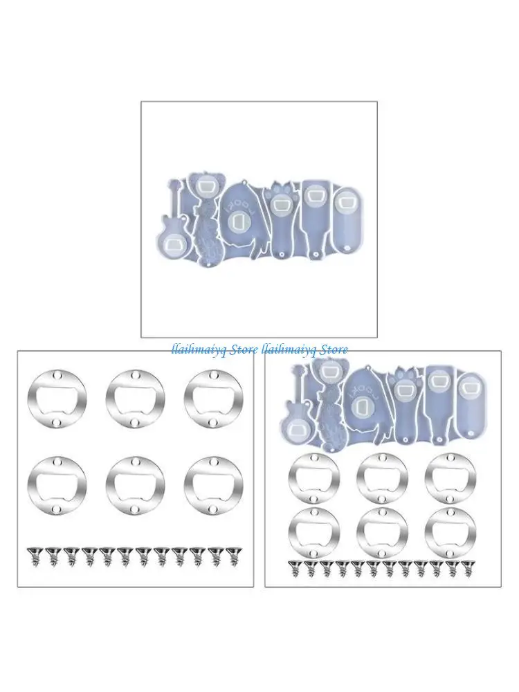 573B Practical Silicone Mould Accessory for Making Bottle Opener Holders Great for Personalize Styles and Decorations
573B Practical Silicone Mould Accessory for Making Bottle Opener Holders Great for Personalize Styles and Decorations