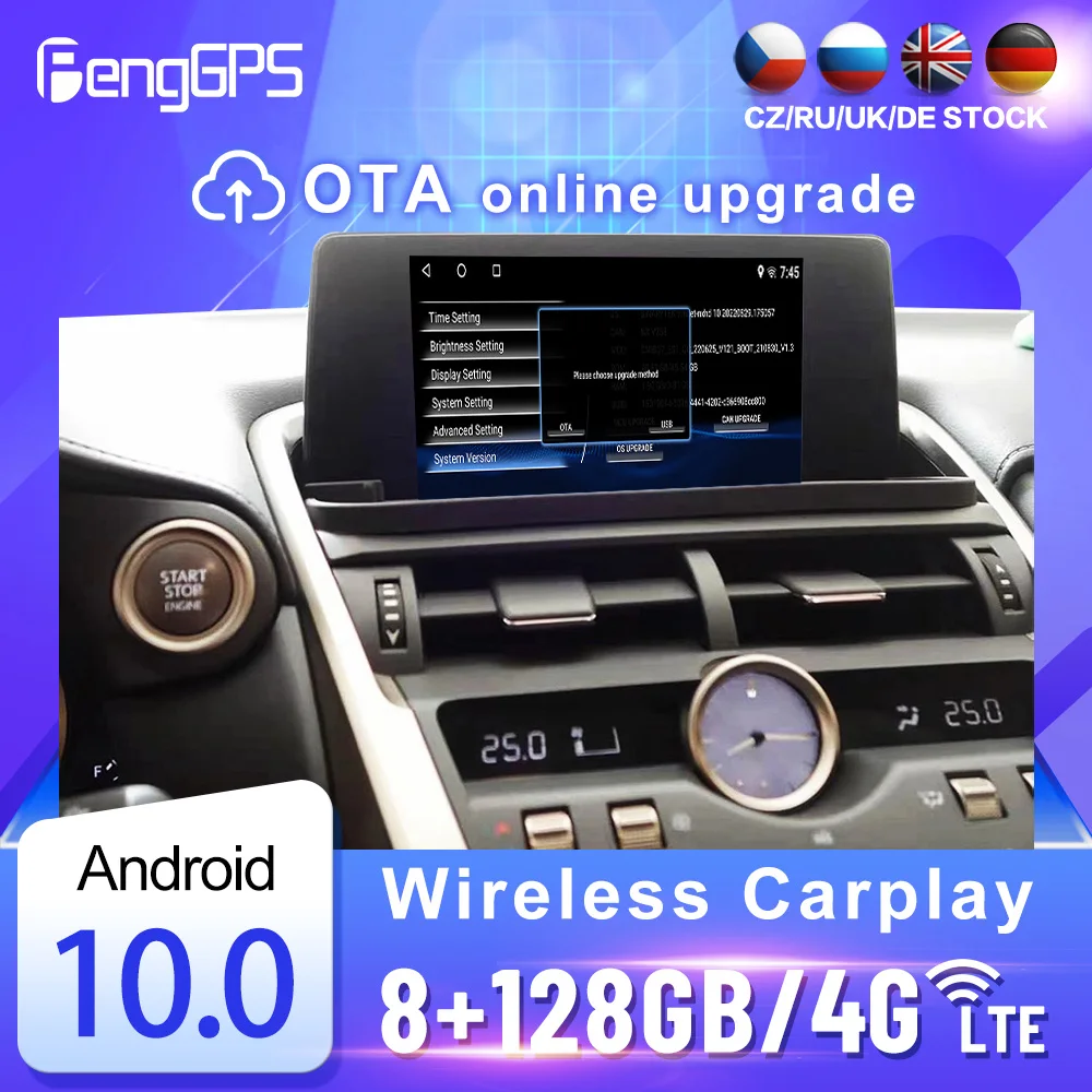 Автомобильная магнитола Qualcomm 6125 10,25 дюйма, Android 10, для Lexus NX 2015-2018, мультимедийный плеер, автомобильная стереосистема, Carplay, GPS навигация, 8-ядерный процессор, головное устройство
Автомобильная магнитола Qualcomm 6125 10,25 дюйма, Android 10, для Lexus NX 2015-2018, мультимедийный плеер, автомобильная стереосистема, Carplay, GPS навигация, 8-ядерный процессор, головное устройство