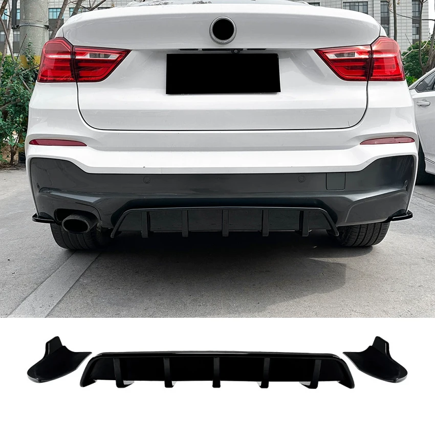 Car Rear Bumper Lip Diffuser For BMW X4 F26 2014-2018 M Sport Blade Spoiler Splitter Auto Accessories Body Kits Tuning Black
Car Rear Bumper Lip Diffuser For BMW X4 F26 2014-2018 M Sport Blade Spoiler Splitter Auto Accessories Body Kits Tuning Black