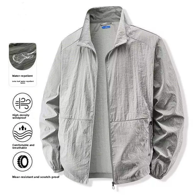 Summer Lightweight Breathable Men's Fishing Jacket Stand Collar UV Protection Windbreaker Loose Fit Long Sleeve Casual Fashion
Summer Lightweight Breathable Men's Fishing Jacket Stand Collar UV Protection Windbreaker Loose Fit Long Sleeve Casual Fashion