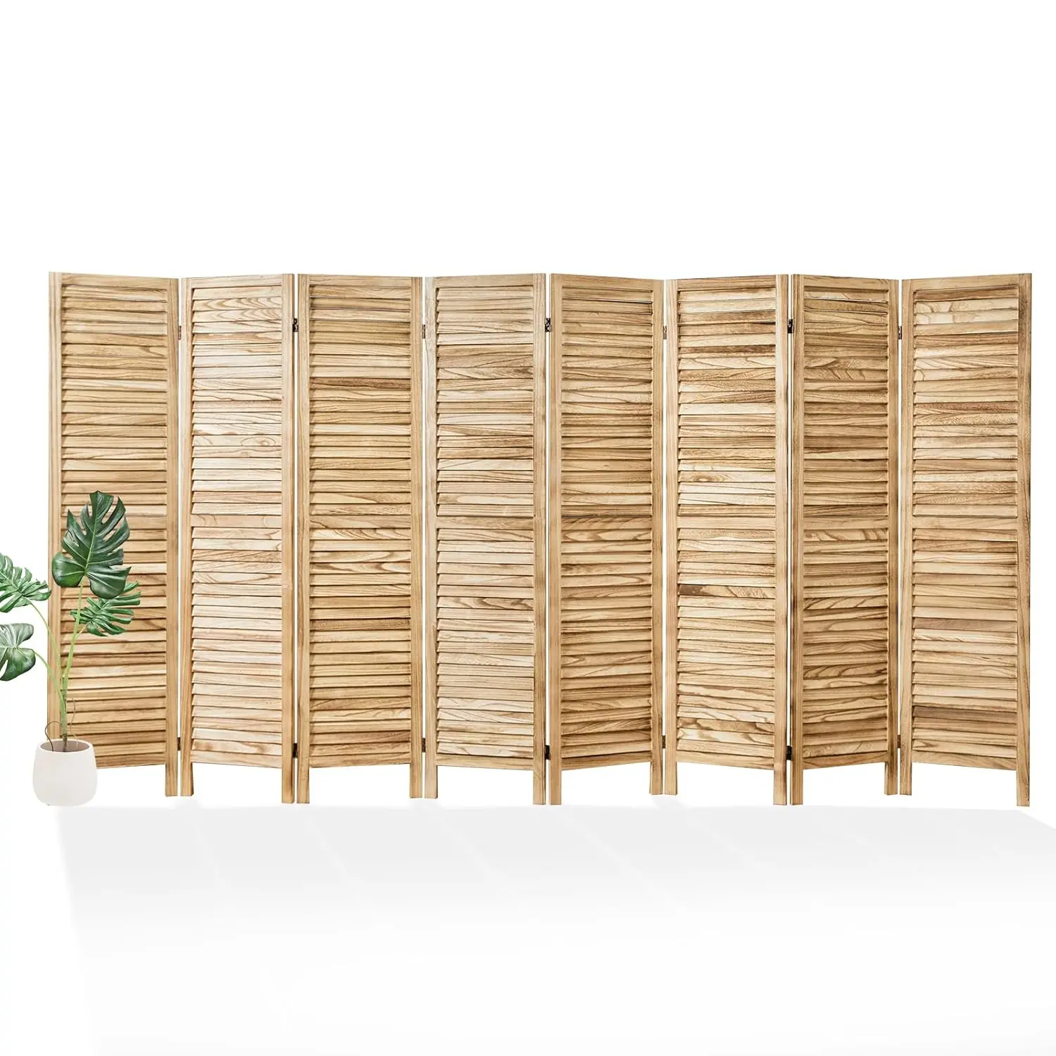 Room Partitions and Dividers, Temporary Wall with Double Hinges, 5.6 Ft Tall Folding Louver Wood Screen for Home, Customized
Room Partitions and Dividers, Temporary Wall with Double Hinges, 5.6 Ft Tall Folding Louver Wood Screen for Home, Customized