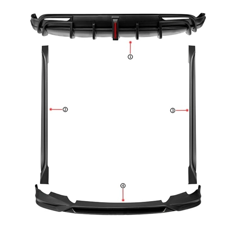 Car Front Shovel Rear Lip Side Skirts for Tesla Model S 2017 2018 2019 Modified Black Body Kit Auto Accessories
Car Front Shovel Rear Lip Side Skirts for Tesla Model S 2017 2018 2019 Modified Black Body Kit Auto Accessories