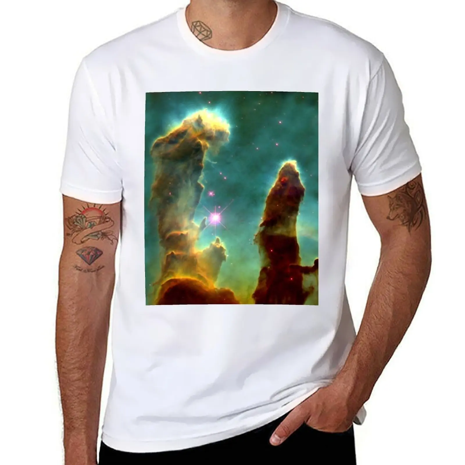 Pillars of Creation Hubble T-Shirt Big Size Crew Neck T-Shirt
Pillars of Creation Hubble T-Shirt Big Size Crew Neck T-Shirt