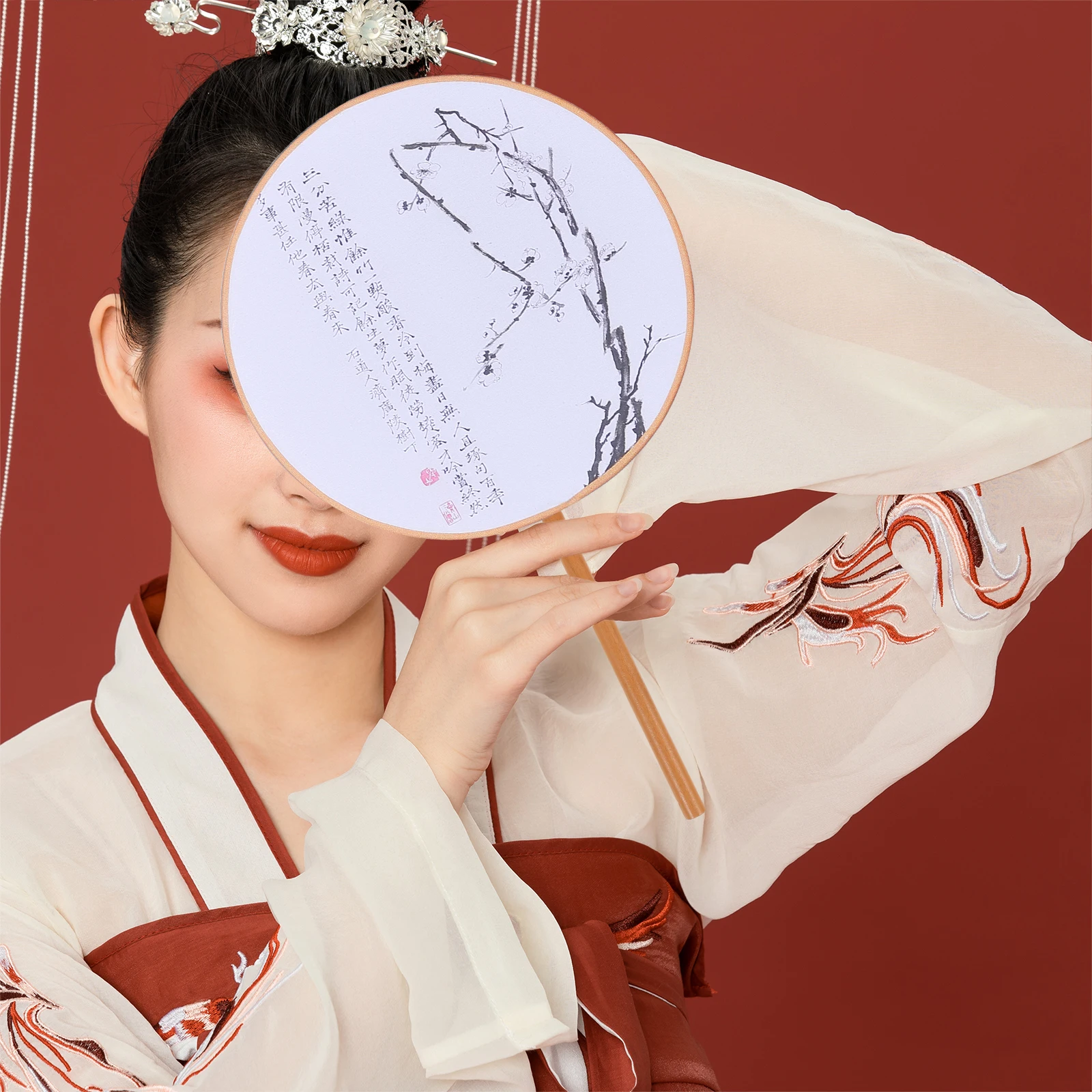 5pcs Round Decorative Hand Fans Foldable Japanese Chinese Frame Handheld Decorative Fans Silk DIY Vintage Craft Tools
5pcs Round Decorative Hand Fans Foldable Japanese Chinese Frame Handheld Decorative Fans Silk DIY Vintage Craft Tools