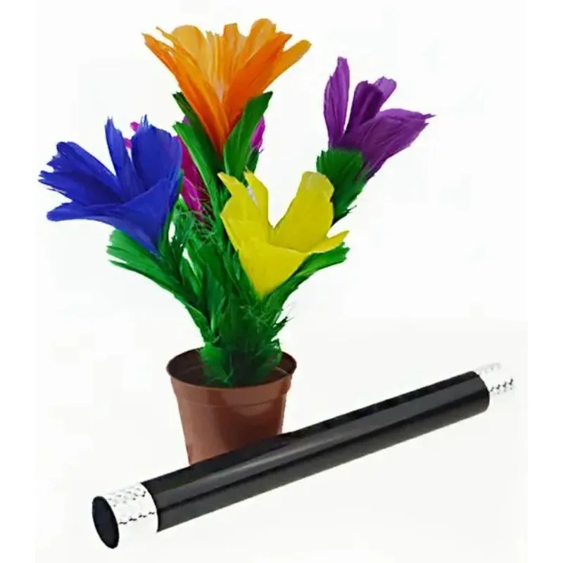 Appearing Flower In Pot From Wand /Stick to Flower (Large size) Best for Stage Magic Tricks Illusion Props Comedy Mentalism
Appearing Flower In Pot From Wand /Stick to Flower (Large size) Best for Stage Magic Tricks Illusion Props Comedy Mentalism