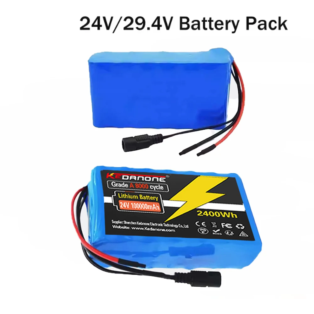 7s2p 18650 24V Battery 100Ah Lithium Ion Battery 29.4V 100000mAh for Electric Scooters Balancing Scooter
7s2p 18650 24V Battery 100Ah Lithium Ion Battery 29.4V 100000mAh for Electric Scooters Balancing Scooter