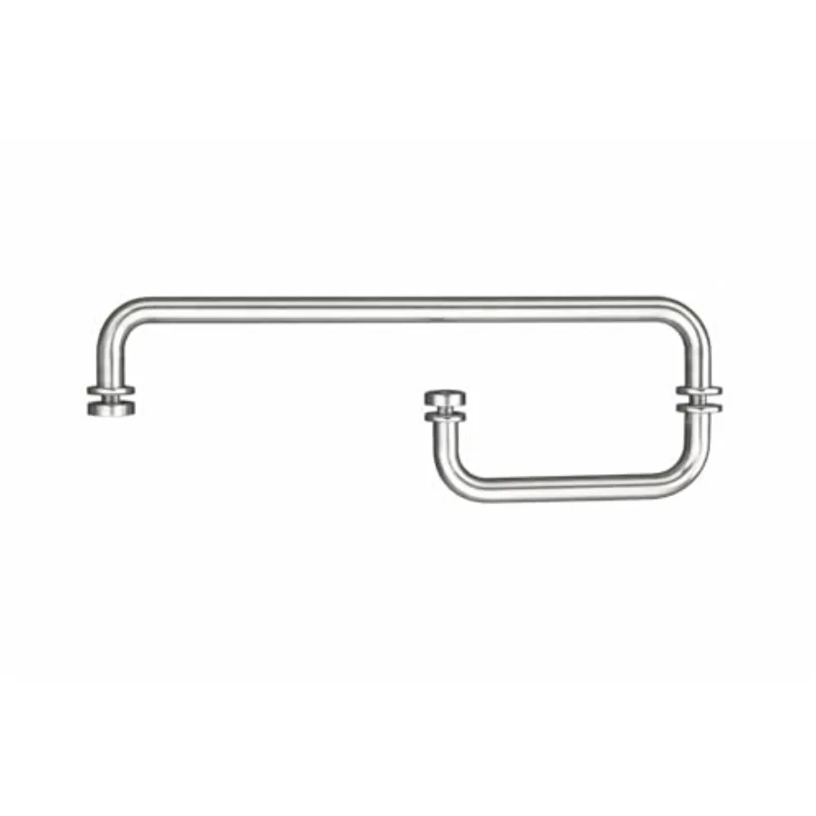 6" Pull Handle and 18" Towel Bar Combo for Frameless Shower Doors Polished Chrome Glass Shower Door Handle Set with Metal Washe
6" Pull Handle and 18" Towel Bar Combo for Frameless Shower Doors Polished Chrome Glass Shower Door Handle Set with Metal Washe