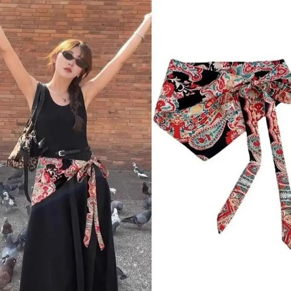 Fashion Ethnic Style Cashew Flower Waist Wrap Multicolor Stacked Wear Belt Multi-functional Waist Seal Women
Fashion Ethnic Style Cashew Flower Waist Wrap Multicolor Stacked Wear Belt Multi-functional Waist Seal Women