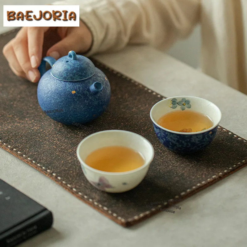 Hand-painted Blue Butterfly Tea Set Complete Set Creative Tea Ceremony Set Teapot And Tea Cup Set Tableware Accessories Gift
Hand-painted Blue Butterfly Tea Set Complete Set Creative Tea Ceremony Set Teapot And Tea Cup Set Tableware Accessories Gift