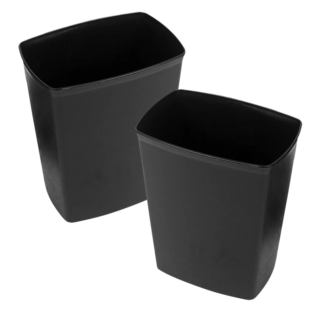 2Pcs Small Trash Can Square Black Bucket for Kitchen Bathroom Bedroom Office Waste Storage Thickened Material Large Opening
2Pcs Small Trash Can Square Black Bucket for Kitchen Bathroom Bedroom Office Waste Storage Thickened Material Large Opening