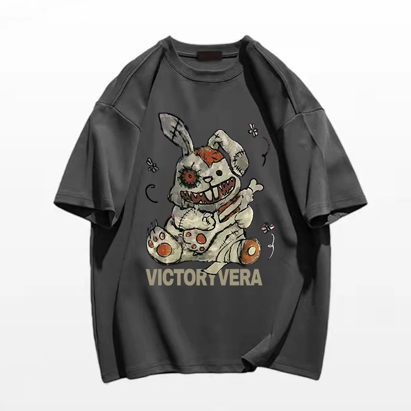 2023 Summer Oversized Men T Shirt Casual O-Neck Tees 100%Cotton Breathable Cartoon Bunny Tops Fashion Male Clothes Free Shipping
2023 Summer Oversized Men T Shirt Casual O-Neck Tees 100%Cotton Breathable Cartoon Bunny Tops Fashion Male Clothes Free Shipping