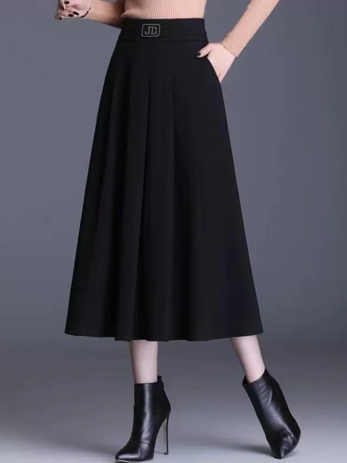 Юбка трапециевидной формы с высокой талией для женщин больших размеров, весна-осень 2023, новый эластичный дизайн, утягивающая мясная юбка для похудения
Юбка трапециевидной формы с высокой талией для женщин больших размеров, весна-осень 2023, новый эластичный дизайн, утягивающая мясная юбка для похудения