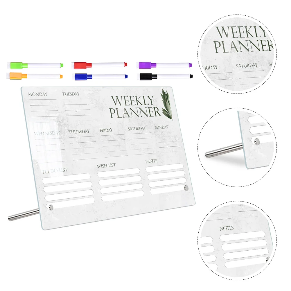Acrylic Dry Erase Board Desk Memo Calendar Planner Clear White Board for Wall Home Office Use Calendar Planner
Acrylic Dry Erase Board Desk Memo Calendar Planner Clear White Board for Wall Home Office Use Calendar Planner