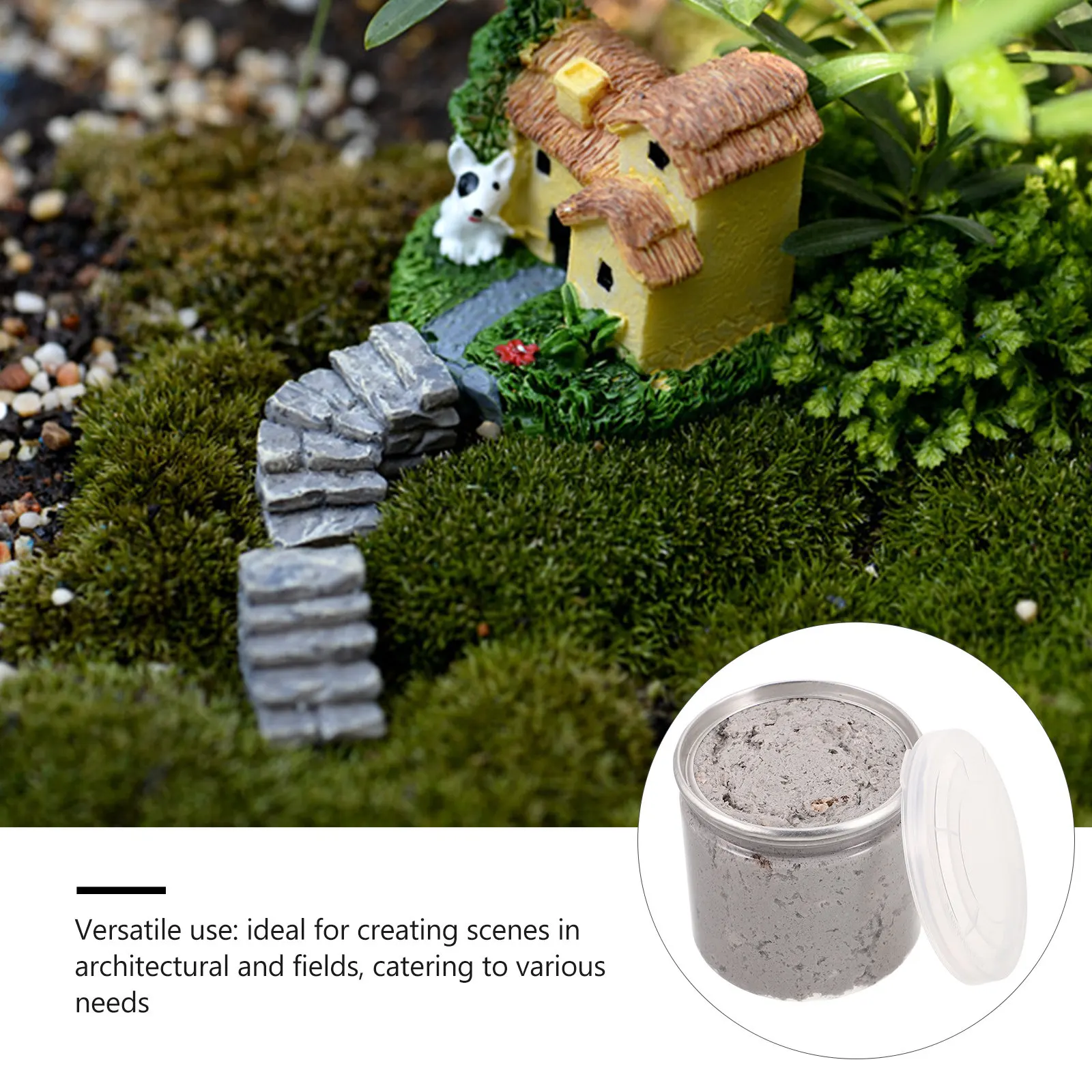 Landscape Base Material Natural Soil Mud Texture for Diorama Terrain Shaping Architectural Scenery Basing Kit Miniature Earth
Landscape Base Material Natural Soil Mud Texture for Diorama Terrain Shaping Architectural Scenery Basing Kit Miniature Earth