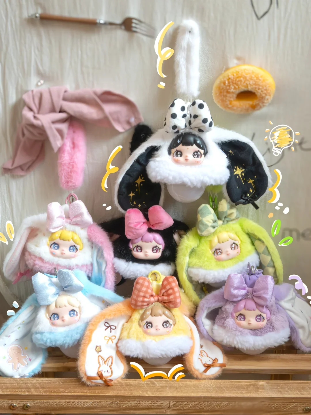 Darlym Blind Box Cute Plush Doll Kawaii Bunny Ear Night Light Hanging Bag Pendant Home Decoration Valentine Gift For Women
Darlym Blind Box Cute Plush Doll Kawaii Bunny Ear Night Light Hanging Bag Pendant Home Decoration Valentine Gift For Women