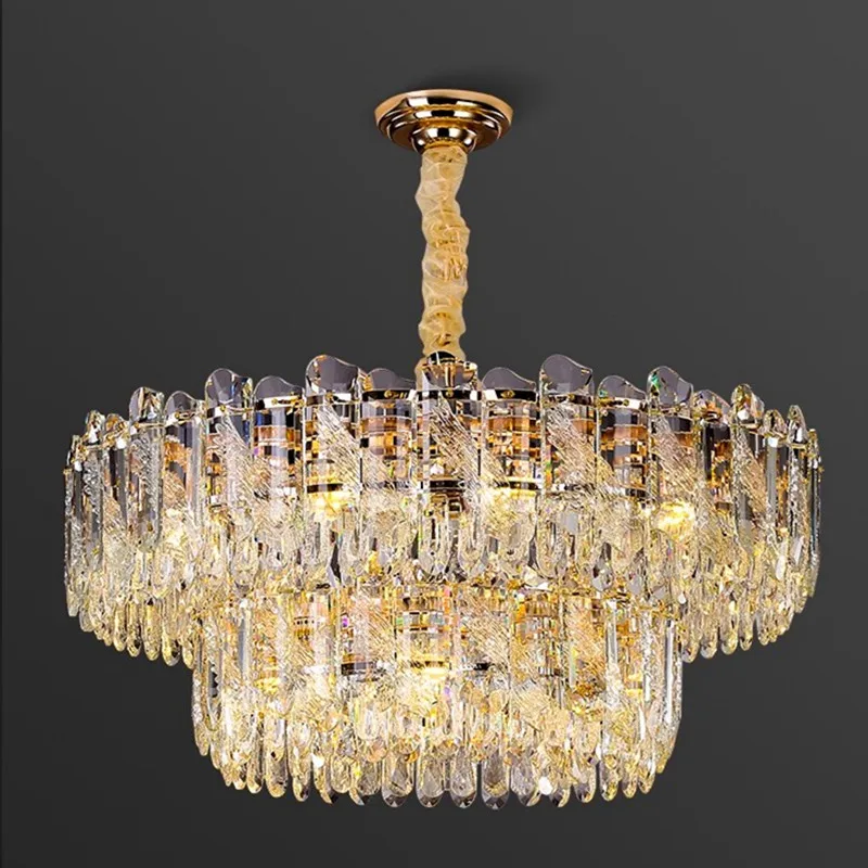 Light Luxury Crystal Chandelier Living Room Light Simple Modern Atmosphere Master Bedroom 2025 New Dining Room Lighting Lamps
Light Luxury Crystal Chandelier Living Room Light Simple Modern Atmosphere Master Bedroom 2025 New Dining Room Lighting Lamps