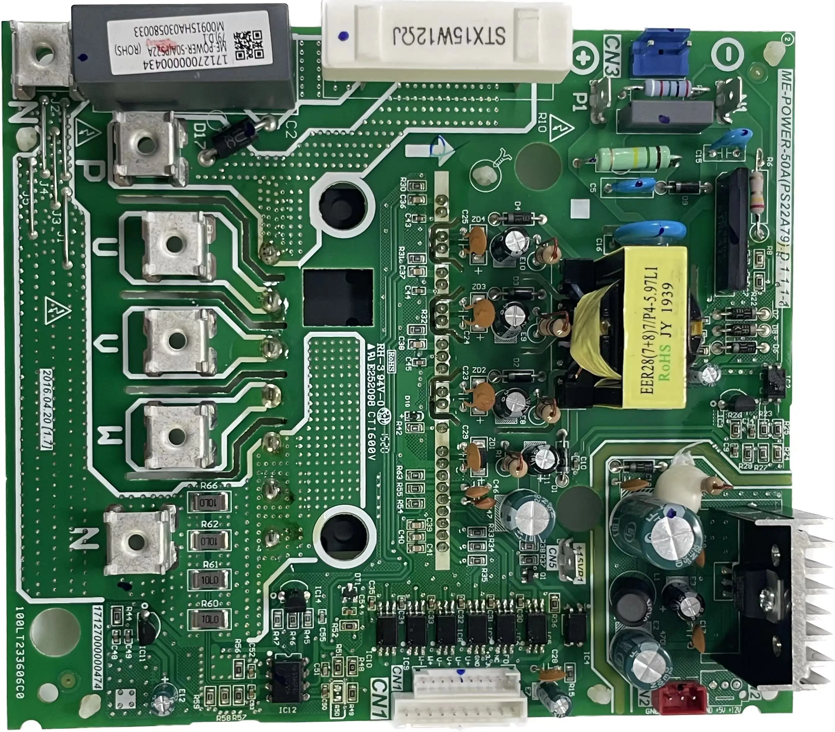 Midea central air conditioning parts ME-POWER-50A (PS22A79).D.1.1.1 computer control board
Midea central air conditioning parts ME-POWER-50A (PS22A79).D.1.1.1 computer control board