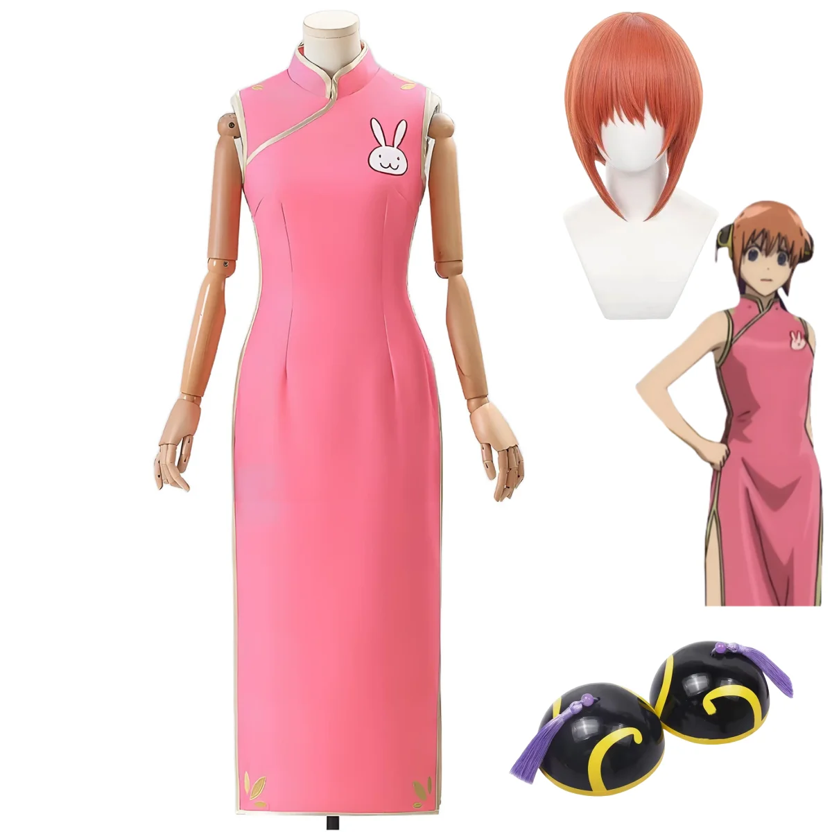 Аниме Gintama Kagura Leader Косплей Костюм Китайский Стиль Розовое Платье Cheongsam Парик Головные Уборы Женский Сексуальный Костюм Хэллоуина
Аниме Gintama Kagura Leader Косплей Костюм Китайский Стиль Розовое Платье Cheongsam Парик Головные Уборы Женский Сексуальный Костюм Хэллоуина