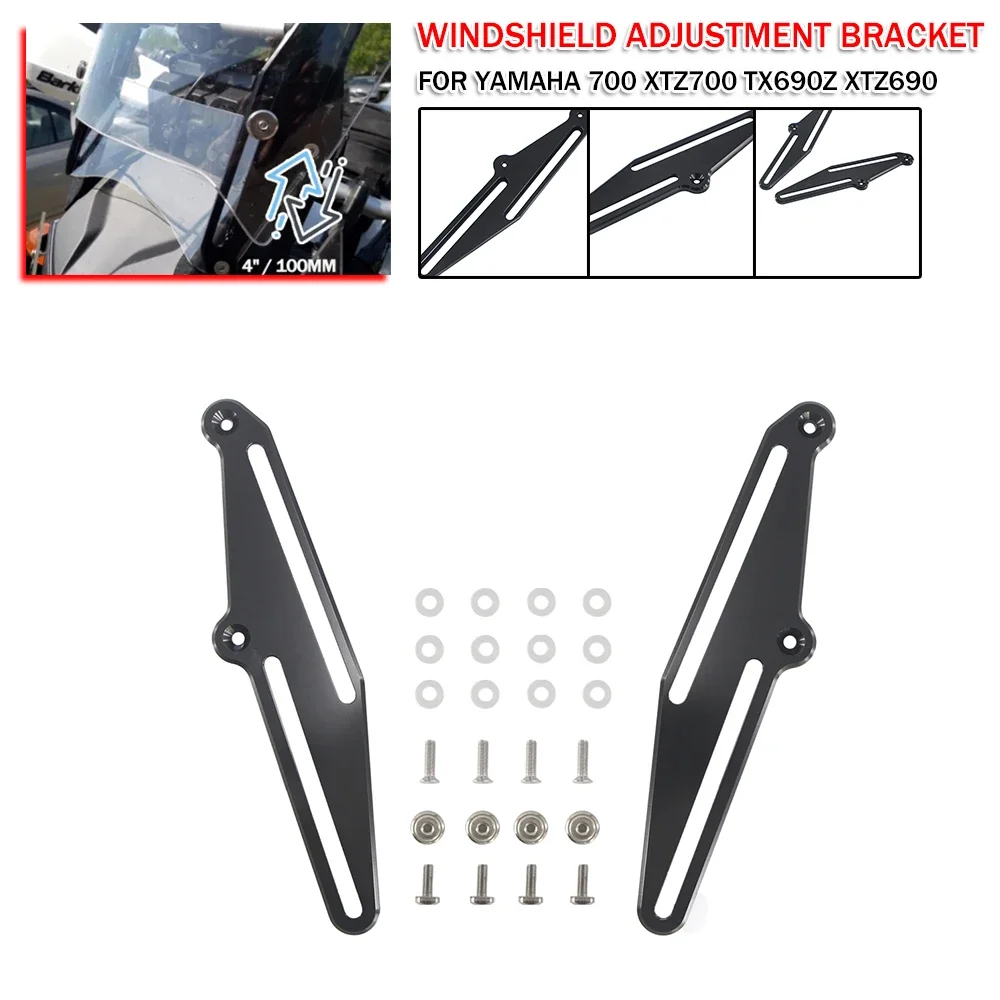Motorcycle Windshield Adjustment Strengthen Bracket For Yamaha For Tenere700 XTZ700 690 Adjustable Windscreen Support Clamp Kits
Motorcycle Windshield Adjustment Strengthen Bracket For Yamaha For Tenere700 XTZ700 690 Adjustable Windscreen Support Clamp Kits