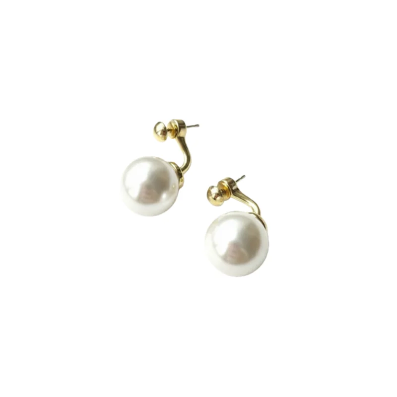 Romantic Pearl Earrings Front Back S925 Post 316L Stainless Steel Tarnish Free Bridal Wedding Birthday Gift Wife MURMUR
Romantic Pearl Earrings Front Back S925 Post 316L Stainless Steel Tarnish Free Bridal Wedding Birthday Gift Wife MURMUR