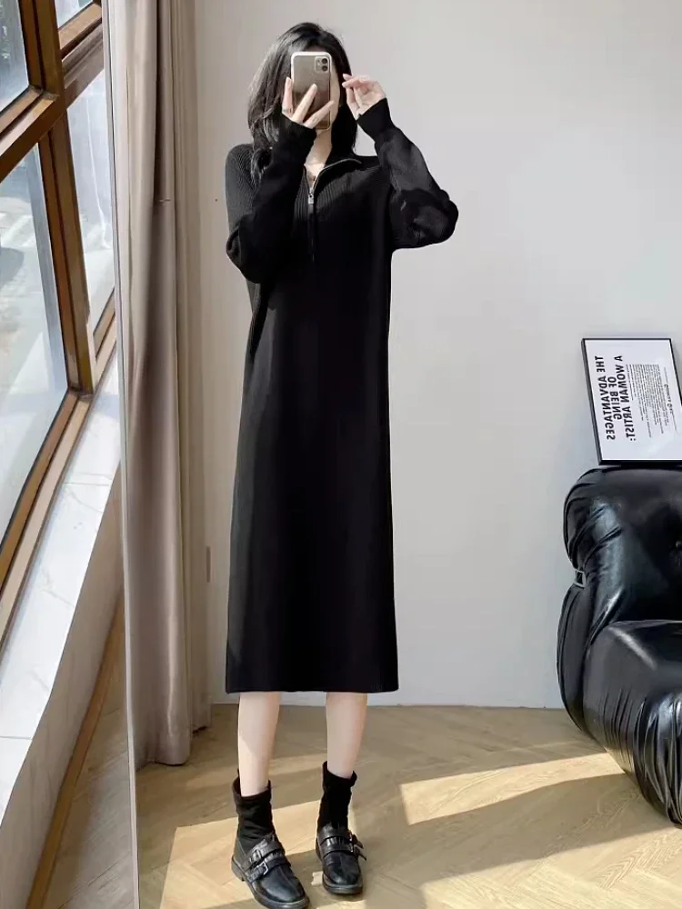 Woman Knitted Dress Black Essential Retro New In Casual Fashion Cool Clearance Sale Elegant Y2k Zipper Crochet Dresses For Women
Woman Knitted Dress Black Essential Retro New In Casual Fashion Cool Clearance Sale Elegant Y2k Zipper Crochet Dresses For Women