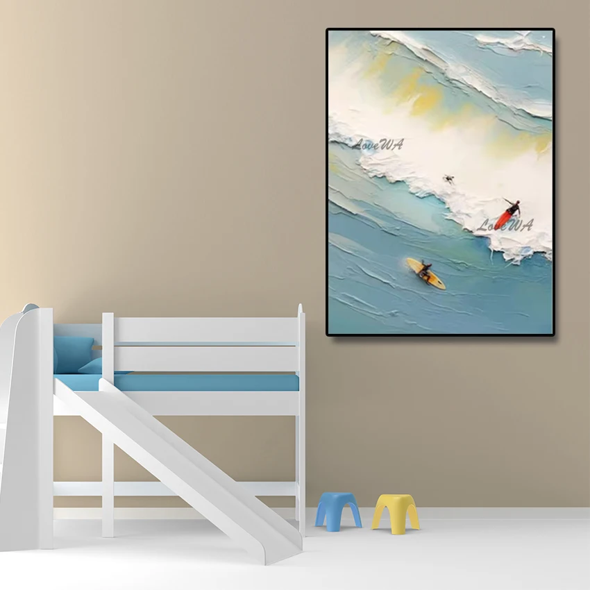 Картина с морской волной, холст, настенное искусство, акриловое безрамное искусство, декор для ресторана, фигурка, водный скейтбординг, абстрактная ручная роспись
Картина с морской волной, холст, настенное искусство, акриловое безрамное искусство, декор для ресторана, фигурка, водный скейтбординг, абстрактная ручная роспись