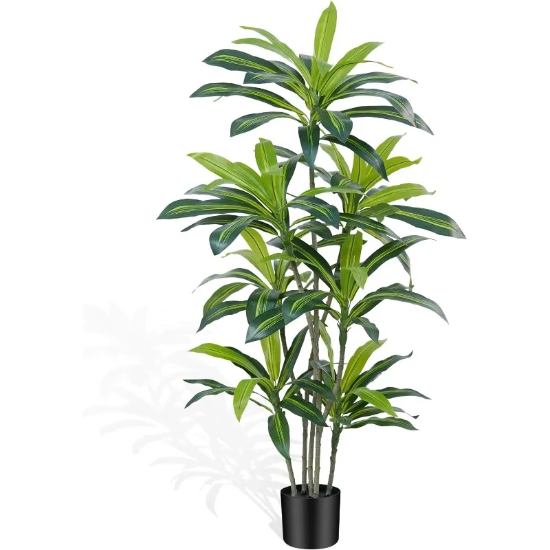 6Ft Dracaena Plant Artificial Tree Fake Tropical Floor Plants Potted (Real Touch) Artificial Silk Tree Leaf Faux Trees Black
6Ft Dracaena Plant Artificial Tree Fake Tropical Floor Plants Potted (Real Touch) Artificial Silk Tree Leaf Faux Trees Black