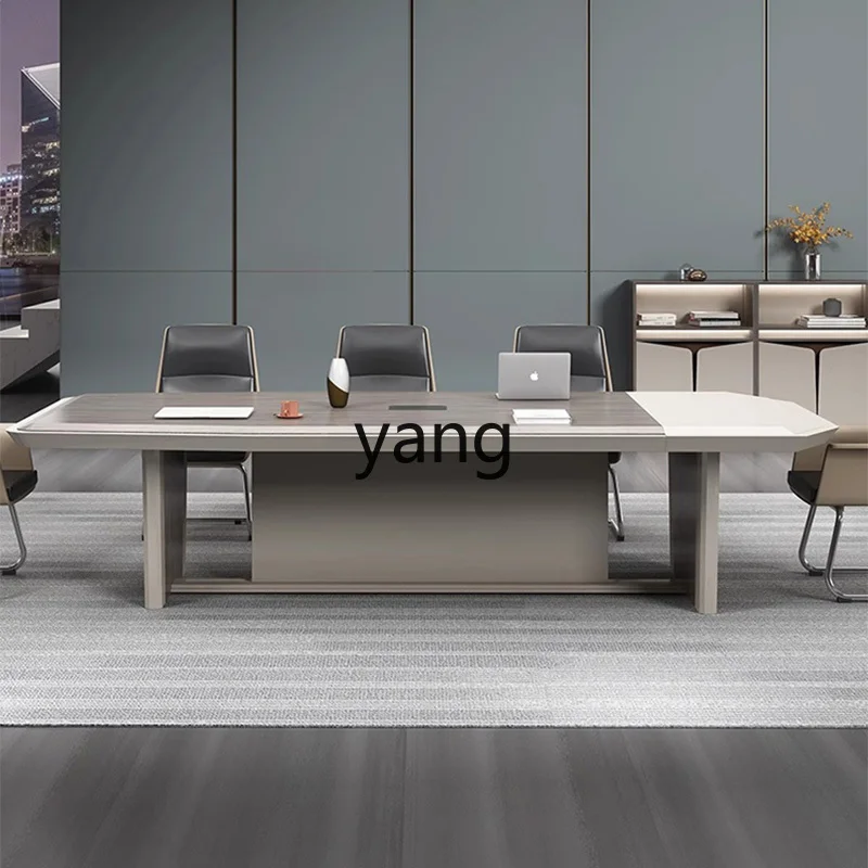 LMM light luxury large-scale conference atmosphere office table and chair combination long table meeting table furniture
LMM light luxury large-scale conference atmosphere office table and chair combination long table meeting table furniture
