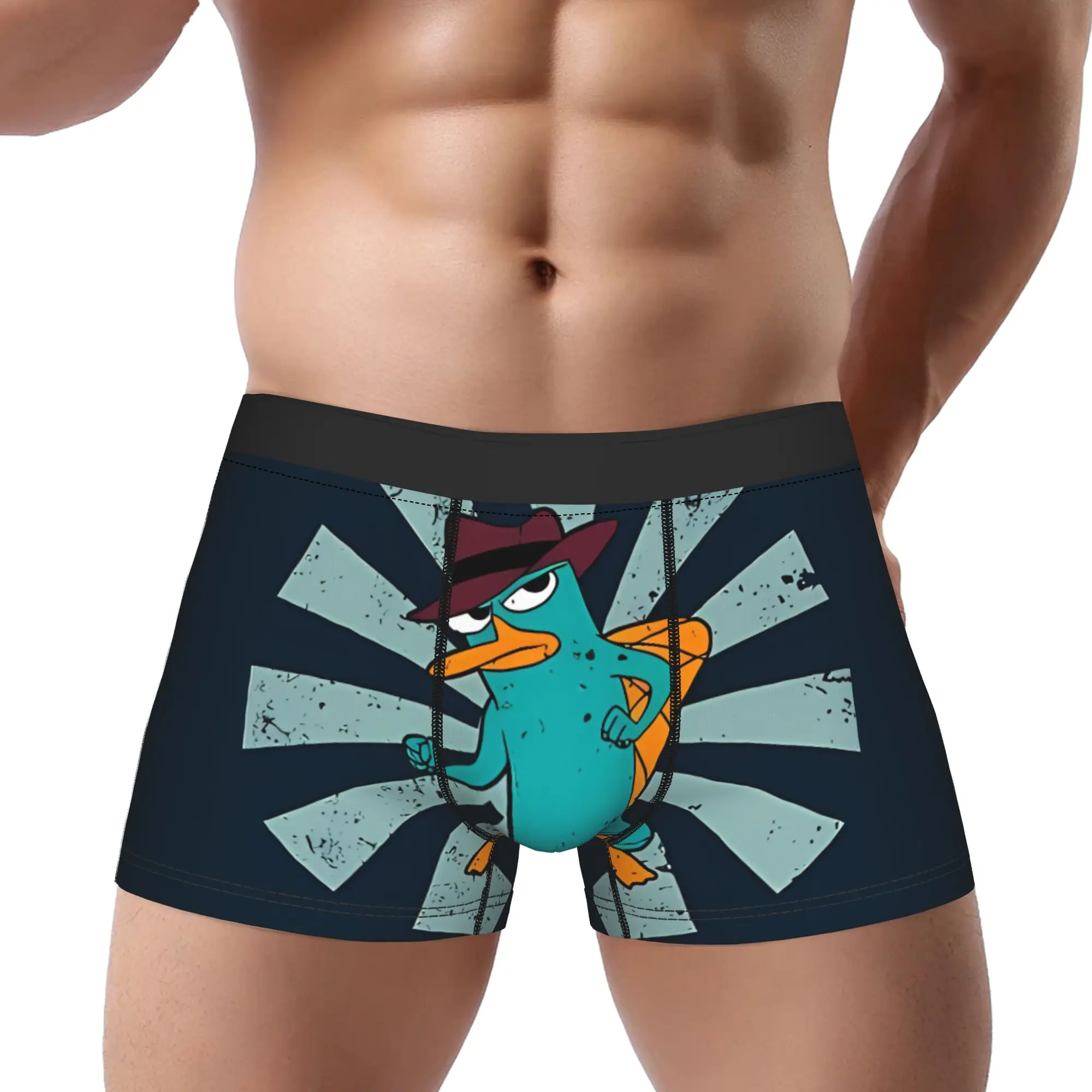 Perry The Platypus Japanese Phineas and Ferb Underpants Breathbale Panties Man Underwear Ventilate Shorts Boxer Briefs
Perry The Platypus Japanese Phineas and Ferb Underpants Breathbale Panties Man Underwear Ventilate Shorts Boxer Briefs