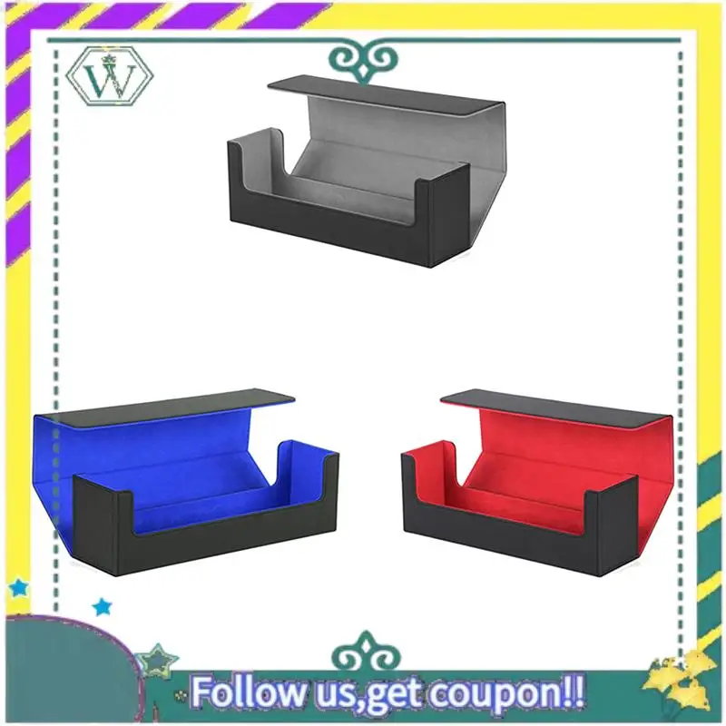 NEW PU Card Deck Case Card Deck Storage Box Magnetic Closure Card Holder For Magnetic Game Cards Black
NEW PU Card Deck Case Card Deck Storage Box Magnetic Closure Card Holder For Magnetic Game Cards Black