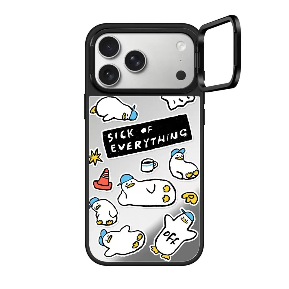 Duck Lovely Cartoon Lens Stand Mirror Surface Magnetic Case: Compatible with IPhone 17 16 15 14 Pro Max 17Pro
Duck Lovely Cartoon Lens Stand Mirror Surface Magnetic Case: Compatible with IPhone 17 16 15 14 Pro Max 17Pro