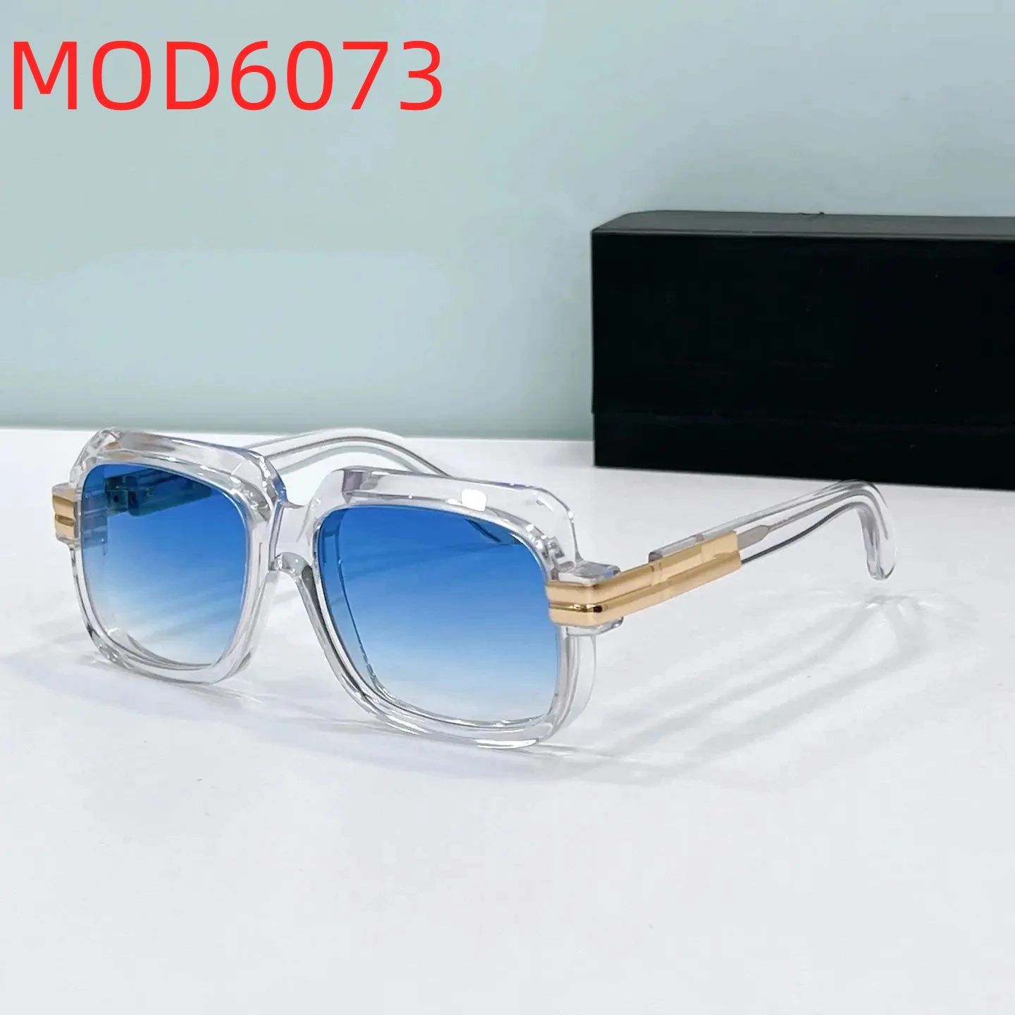 Original MOD6073 Luxury Design Top Quality UV400 Men Sunglasses Acetate Frame Popular Gradient Blue Lenses Women Couple Eyewear
Original MOD6073 Luxury Design Top Quality UV400 Men Sunglasses Acetate Frame Popular Gradient Blue Lenses Women Couple Eyewear