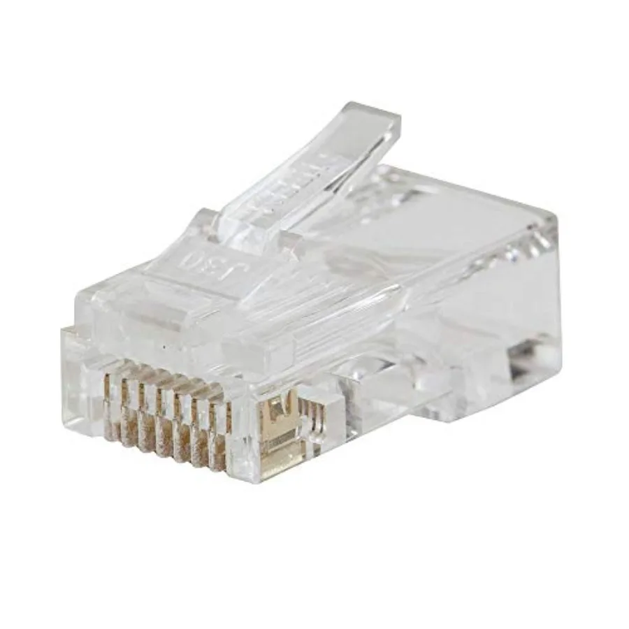 VDV826-763 Pass-Thru Modular Data Plug, RJ45 CAT6, Gold Plated, Pass Through Connectors 200-Pack
VDV826-763 Pass-Thru Modular Data Plug, RJ45 CAT6, Gold Plated, Pass Through Connectors 200-Pack