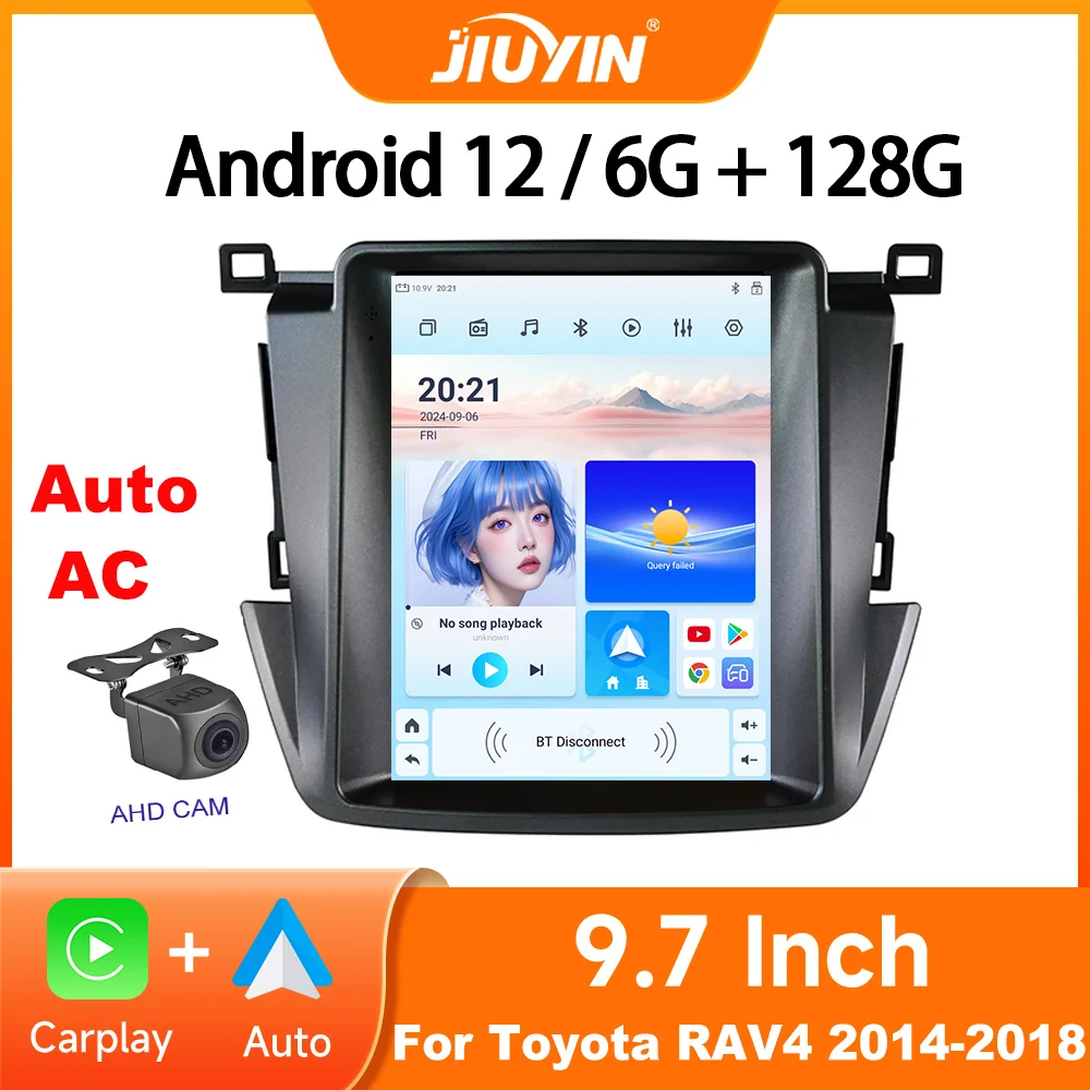 9.7 Tesla Android 12 Car Radio For Toyota RAV4 Rav 4 2014-2018 Multimedia Player GPS Navigation Vedio Stereo HeadUnit CarPlay
9.7 Tesla Android 12 Car Radio For Toyota RAV4 Rav 4 2014-2018 Multimedia Player GPS Navigation Vedio Stereo HeadUnit CarPlay
