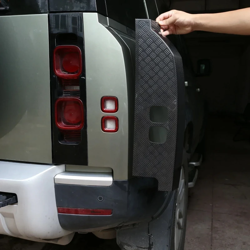 For Land Rover Defender 90 110 130 2020-25 Real Carbon Fiber Car Tail Light Indicator Plate Cover Trim Stickers Car Accessories
For Land Rover Defender 90 110 130 2020-25 Real Carbon Fiber Car Tail Light Indicator Plate Cover Trim Stickers Car Accessories