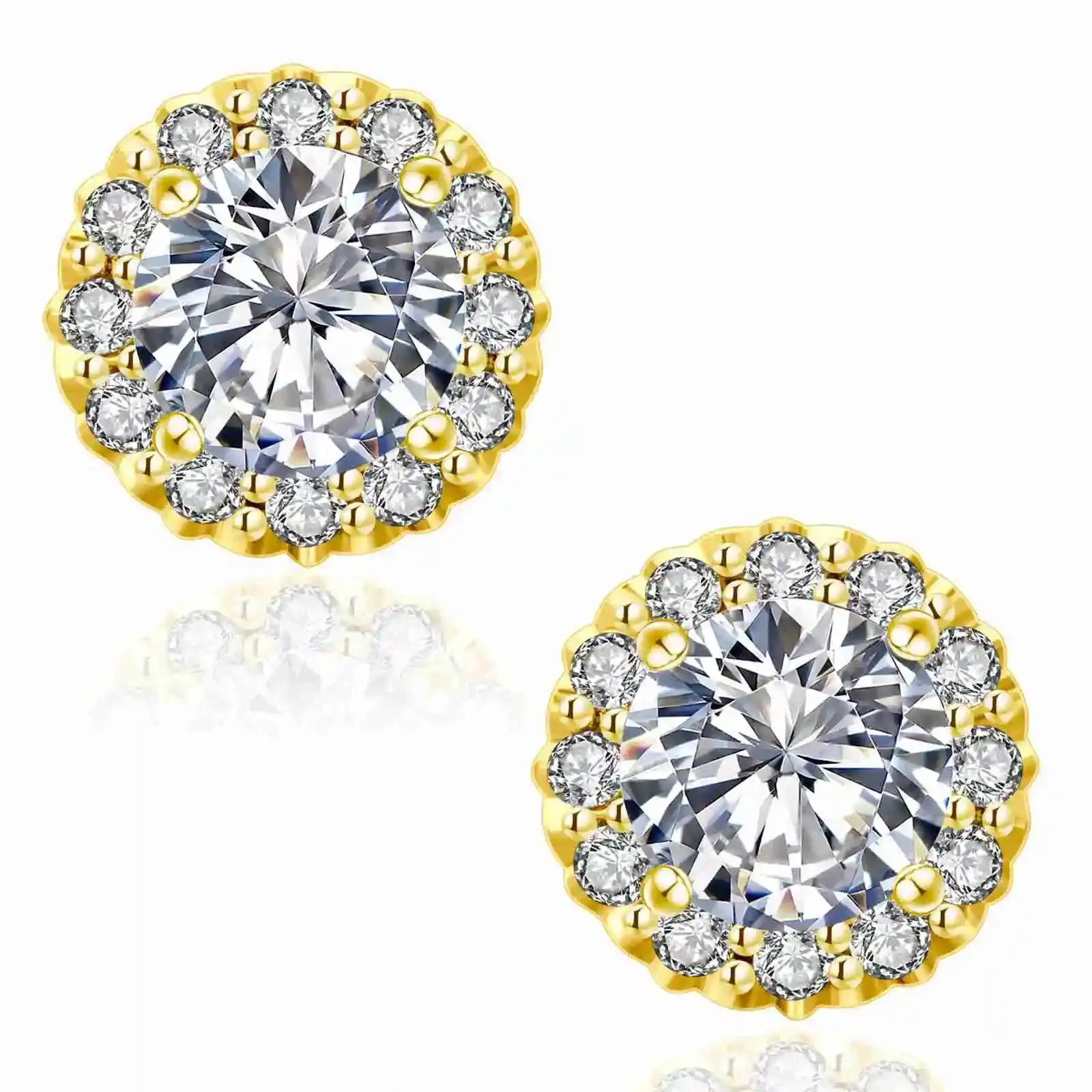 Moissanite Earring Women Christmas Gift 1/2 Carat D Color VVS1 Diamond 925 Sterling Silver Halo Earring for Birthday Anniversary
Moissanite Earring Women Christmas Gift 1/2 Carat D Color VVS1 Diamond 925 Sterling Silver Halo Earring for Birthday Anniversary