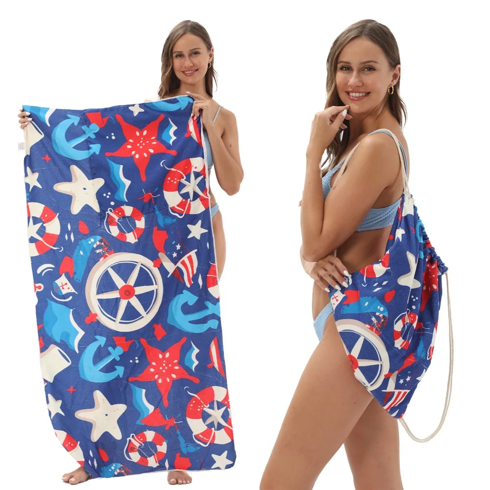 Sea Turtle Lightweight Beach Towel Large Capacity Holiday Portable Seaside Towel Backpack Cartoon Drawstring Bag Pool
Sea Turtle Lightweight Beach Towel Large Capacity Holiday Portable Seaside Towel Backpack Cartoon Drawstring Bag Pool